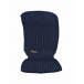 Темно-синяя шапка-шлем с отделкой в рубчик Il Trenino | Фото 1