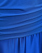 Платье с драпированным верхом, синее Pietro Brunelli | Фото 9