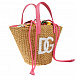 Соломенная сумка с лого Dolce&Gabbana | Фото 3