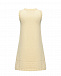 Вязаное платье кремового цвета Emporio Armani | Фото 2