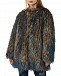 Укороченное пальто из эко-меха с перьями Roberto Cavalli | Фото 7