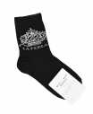 Черные носки с принтом "корона"