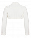 Белый укороченный пиджак Elisabetta Franchi la mia bambina | Фото 2