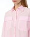 Хлопковая рубашка с длинными рукавами, розовая Dan Maralex | Фото 9