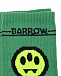 Зеленые носки с желтым лого Barrow | Фото 2