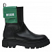 Черные ботинки с зелеными карманами MSGM | Фото 2