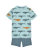 Пижама с принтом &quot;акулы&quot; Sanetta | Фото 1