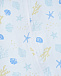 Голубой комбинезон с морским принтом Lyda Baby | Фото 3