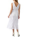 Платье на лямках с декором макраме, белое 120% Lino | Фото 4