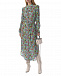 Платье из шелка с цветочным принтом Saloni | Фото 2