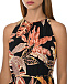 Платье макси FRANCESCA с тропическим принтом, черное Pietro Brunelli | Фото 11