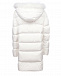 Белая куртка с меховой отделкой Yves Salomon | Фото 3