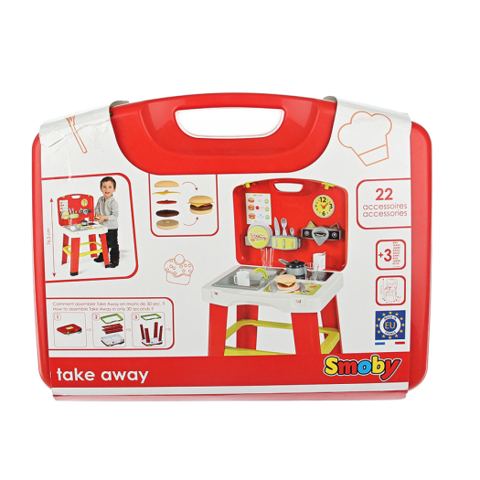 Игрушка Smoby Кухня в чемоданчике 43х35х76.5 см  | Фото 1