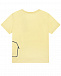 Желтая футболка с вышивкой &quot;носорог&quot; Sanetta fiftyseven | Фото 2
