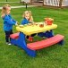 Стол садовый с лавочками Kids Garden yellow UNIX Kids | Фото 8