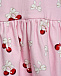 Платье с принтом &quot;вишни с бантиками&quot; Monnalisa | Фото 3