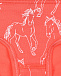 Трусы кораллового цвета с принтом &quot;лошади&quot; Sanetta | Фото 3