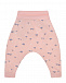 Персиковые спортивные брюки с цветочным принтом Sanetta fiftyseven | Фото 2
