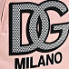 Рюкзак с логотипом DG, розовый Dolce&Gabbana | Фото 4