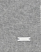 Серый шарф из шерсти и кашемира, 160x30 см Il Trenino | Фото 3