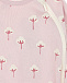 Розовый комбинезон с принтом &quot;деревья&quot; Sanetta | Фото 3