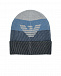 Комплект: шапка и шарф, синий Emporio Armani | Фото 2