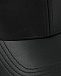 Черная кепка из натуральной кожи Yves Salomon | Фото 3