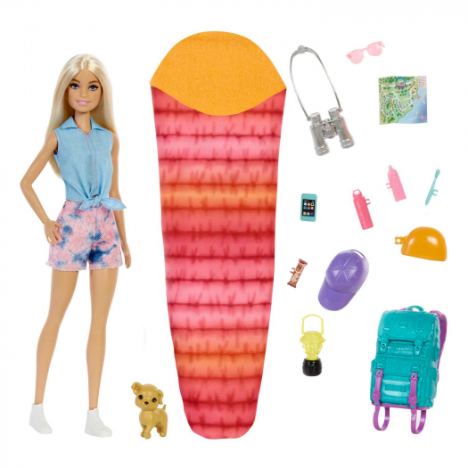 Кукла Барби Малибу &quot;Кемпинг с питомцем&quot; Barbie | Фото 1