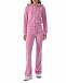 Розовые спортивные брюки из велюра Mo5ch1no Jeans | Фото 5