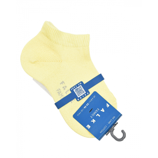 Желтые спортивные носки Falke | Фото 1