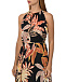 Платье макси FRANCESCA с тропическим принтом, черное Pietro Brunelli | Фото 8