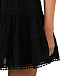 Мини-платье с ярусной юбкой, черное Charo Ruiz | Фото 8