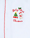 Белый комбинезон с вышивкой &quot;babys first christmas&quot; Kissy Kissy | Фото 3