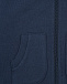 Темно-синяя спортивная куртка с накладными карманами Sanetta fiftyseven | Фото 3
