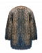 Укороченное пальто из эко-меха с перьями Roberto Cavalli | Фото 6