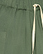 Бермуды с карманами-карго, зеленые Mipounet | Фото 4