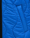 Стеганая куртка синего цвета с черным кантом Diesel | Фото 4