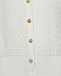 Кардиган белый, текстурная вязка Cera Una Volta | Фото 3