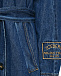 Двубортный джинсовый тренч, синий Iceberg | Фото 7