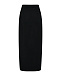 Юбка карандаш миди с разрезом, черная Roberto Cavalli | Фото 5