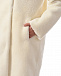Белое меховое пальто из овчины Ploomle | Фото 7