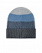 Комплект: шапка и шарф, синий Emporio Armani | Фото 3