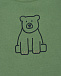 Толстовка с вышивкой &quot;медведь&quot;, зеленая Sanetta fiftyseven | Фото 3