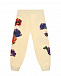 Спортивные брюки с цветочным принтом, бежевые Dolce&Gabbana | Фото 2