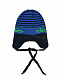 Синяя шапка с декором &quot;машинки&quot; Il Trenino | Фото 2