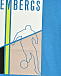 Футболка с логотипом и принтом футболиста, голубая Bikkembergs | Фото 3