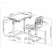 Комплект: парта и стул трансформеры, Olea Grey Cubby | Фото 2
