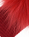Красная повязка с меховым помпоном Aletta | Фото 3