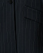 Жакет однобортный приталенный в полоску, темно-синий Alberta Ferretti | Фото 5