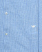 Рубашка с длинными рукавами, голубая Emporio Armani | Фото 3